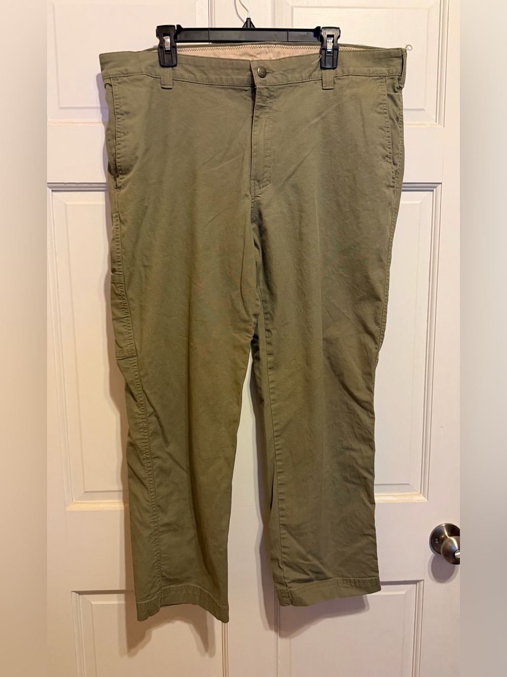 Columbia Mens Regular Fit Cotton Work Utility Travel Hiking - Green - size 40